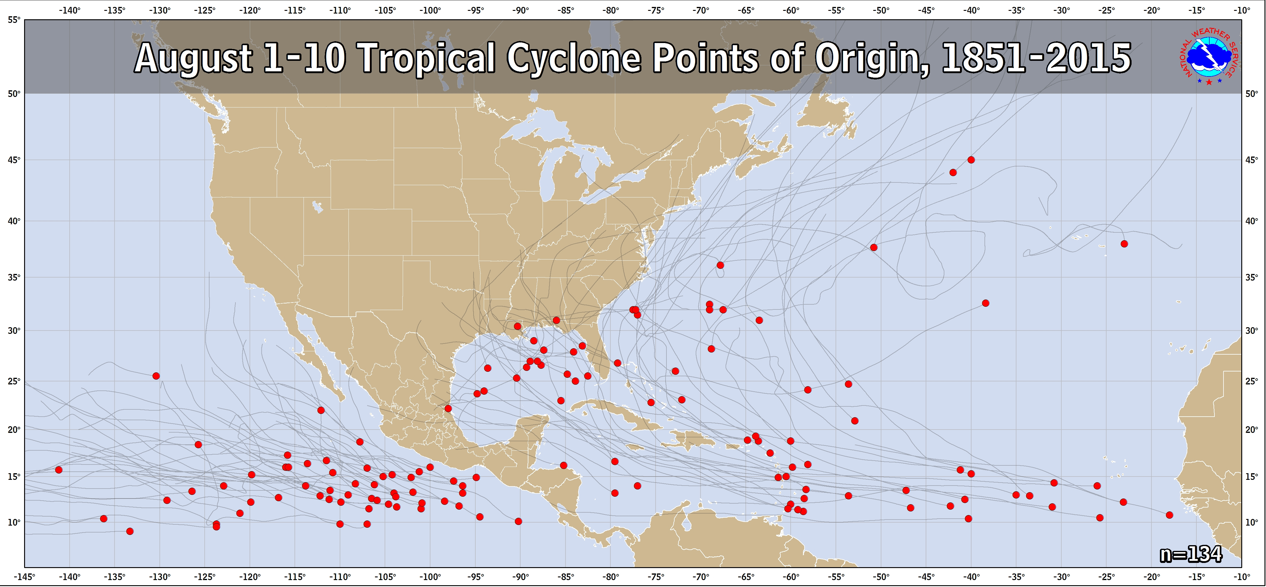 Tropical Cyclone Genesis Climatology
