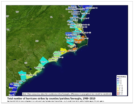 SE Coast Hurricane Strikes