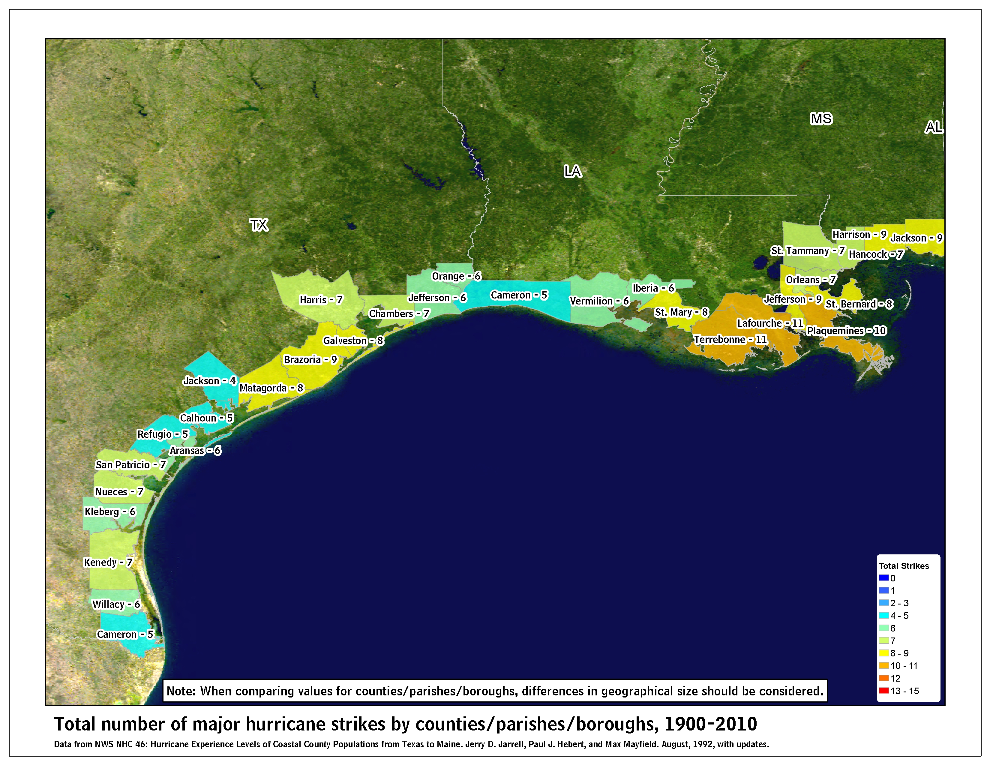 West Gulf Major Hurricane Strikes