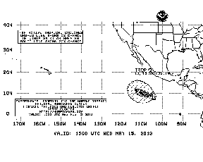 Fig. 4 (right) - Experimental Wind Swath Danger Graphic