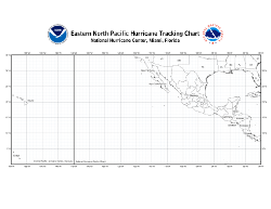 East Pacific Tropical Cyclone Tracking Chart