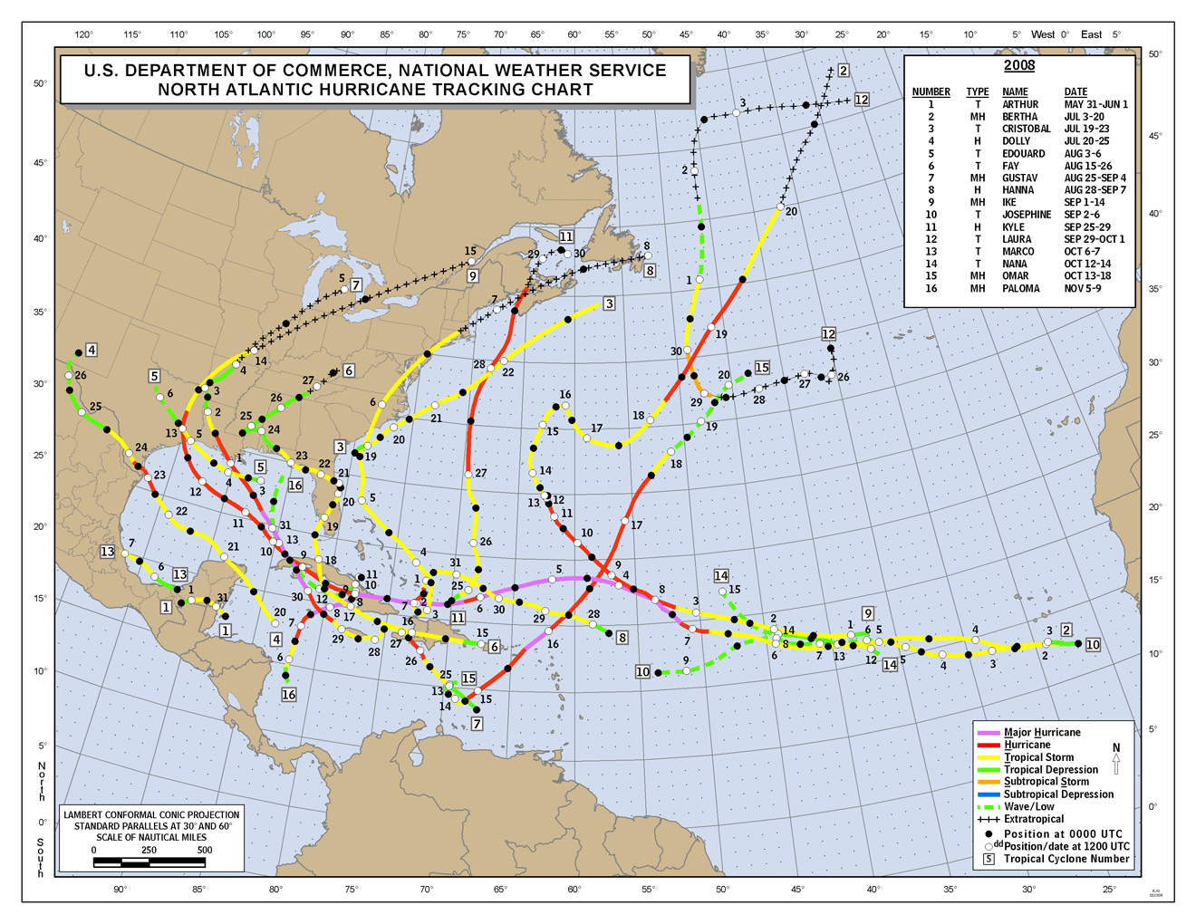 Atlantic Synoptic Charts