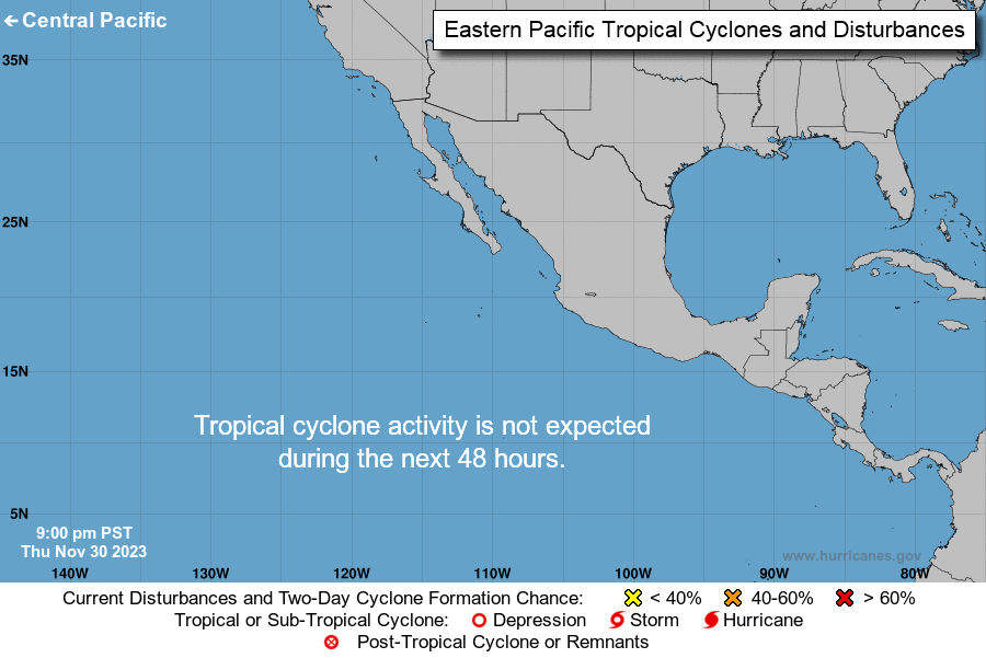 East Pacific Tropical Cyclone Activity