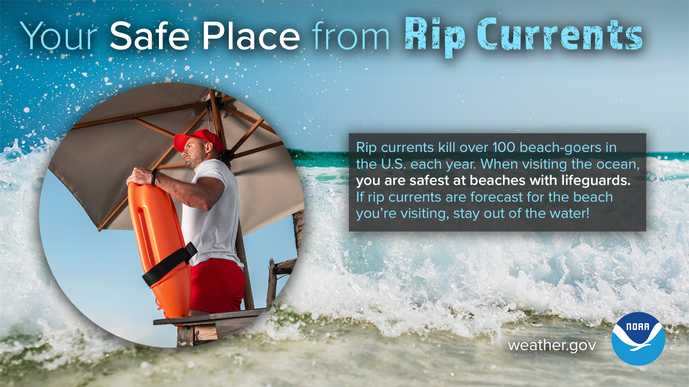 Infographic - Your safe place from rip currents