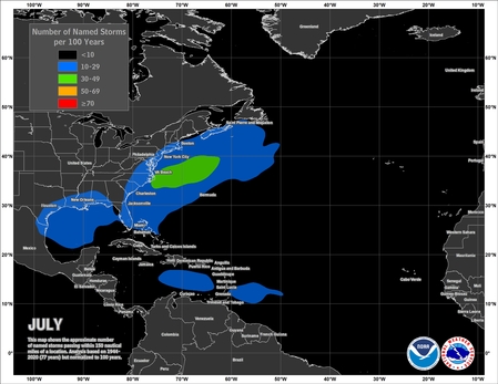 July TC Climatology