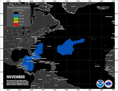 November TC Climatology