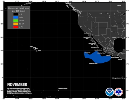 November Hurricane Climatology