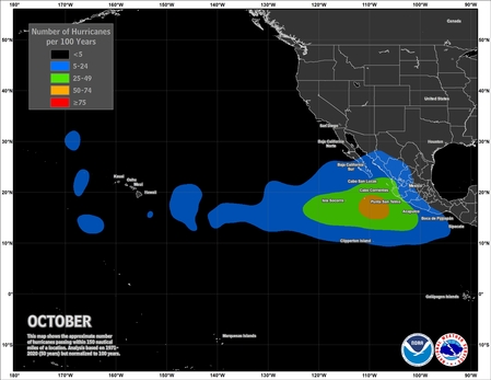 October Hurricane Climatology