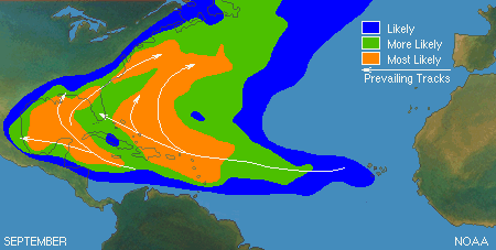 Climatological Areas of Origin