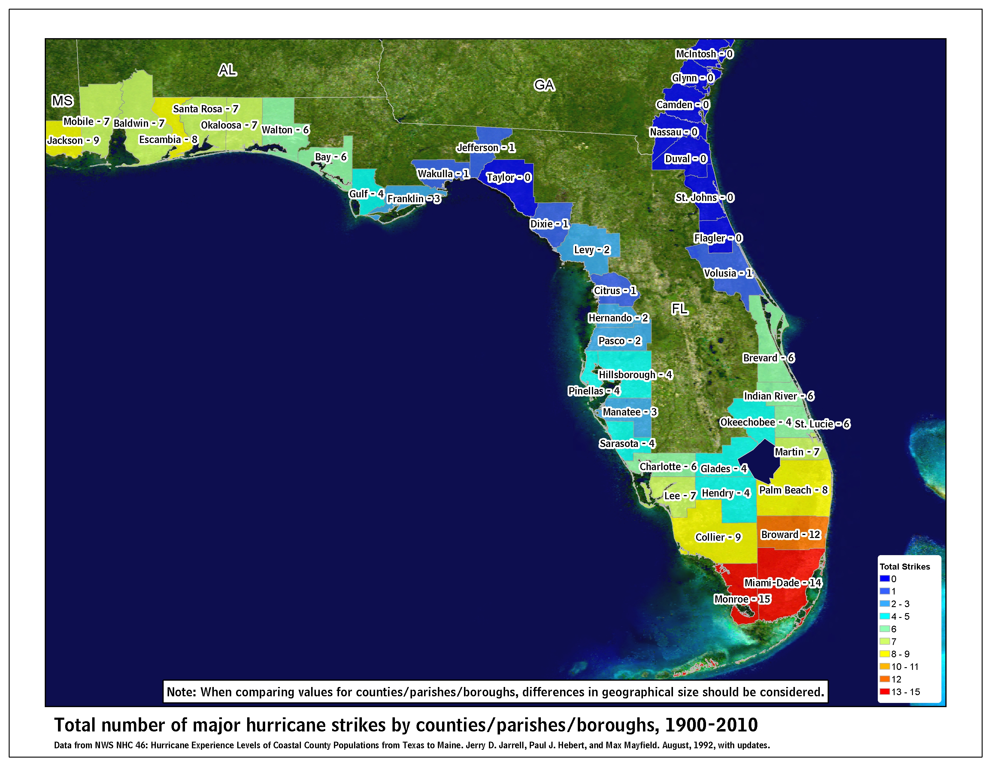 Florida Rainy Season Chart