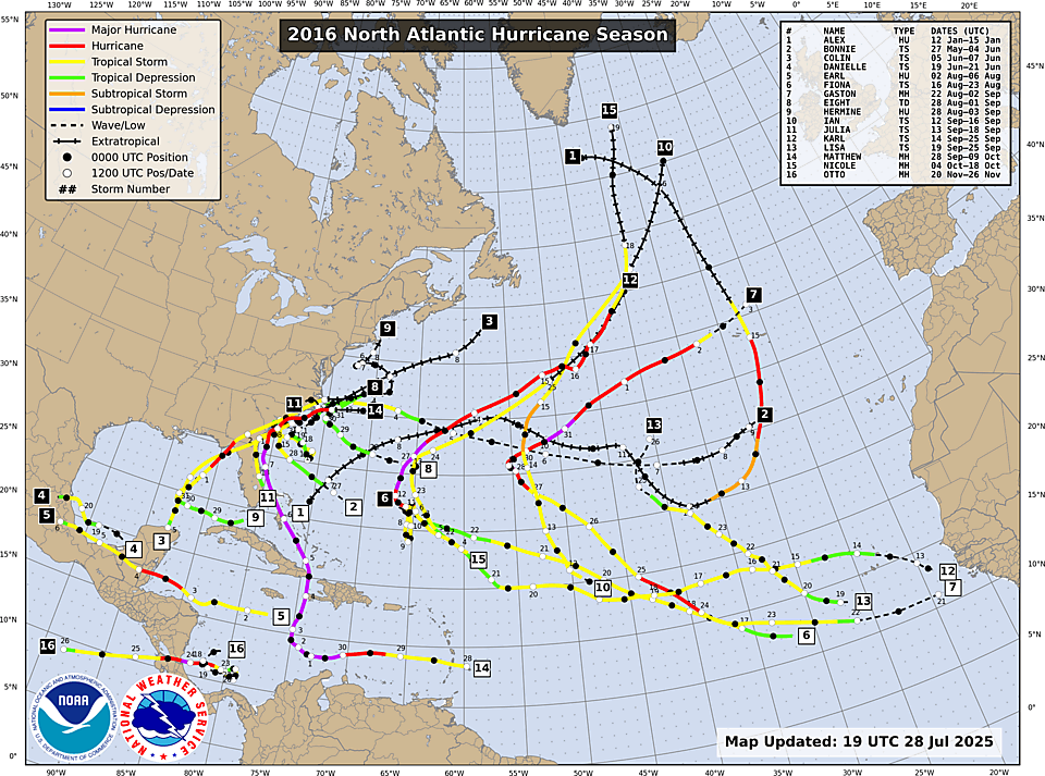 Track Map for North Atlantic Season 2016