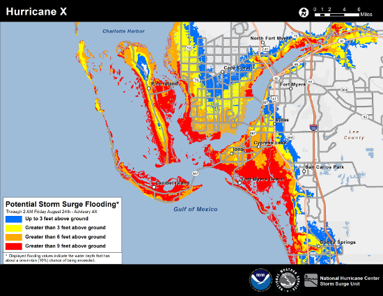 Inundation Graphic Ft. Myers Example