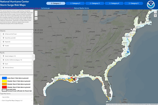 Thumbnail of Storm Surge Risk Maps