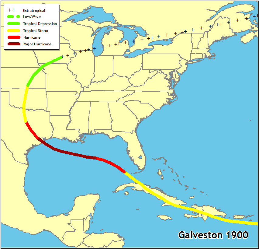 Hurricane Tracking Chart Gulf Of Mexico