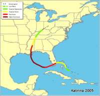 Click for a larger map of Katrina