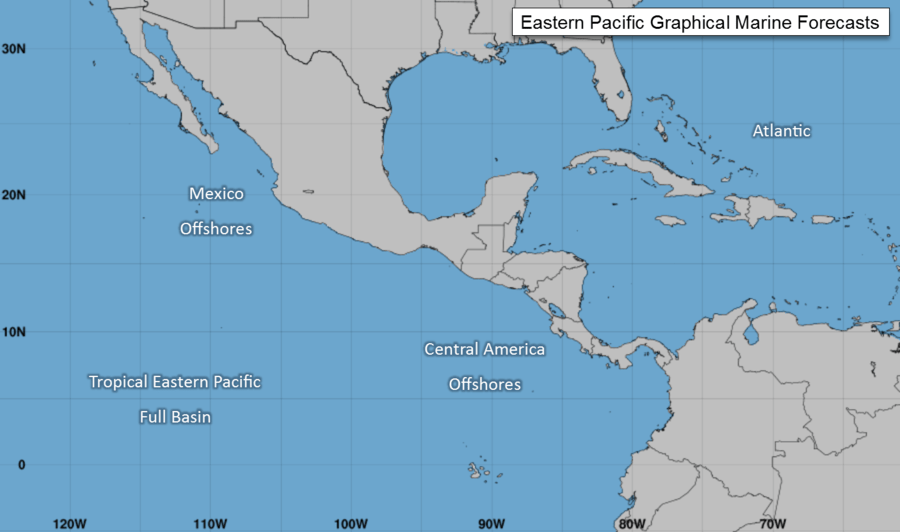 Eastern Pacific Marine Forecasts
