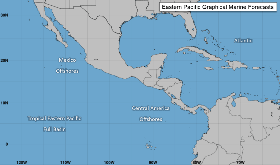 Pacific Ocean Weather Charts