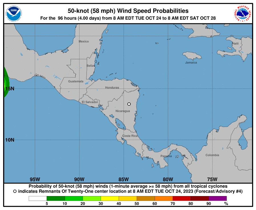 [Image of probabilities of 50-kt winds]