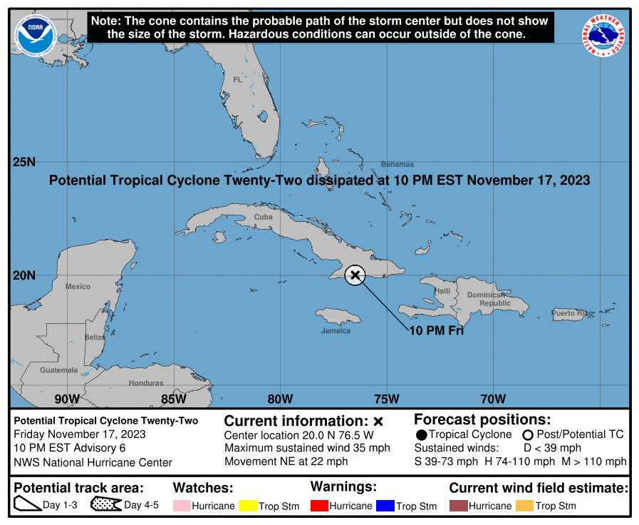 2 day hurricane projections