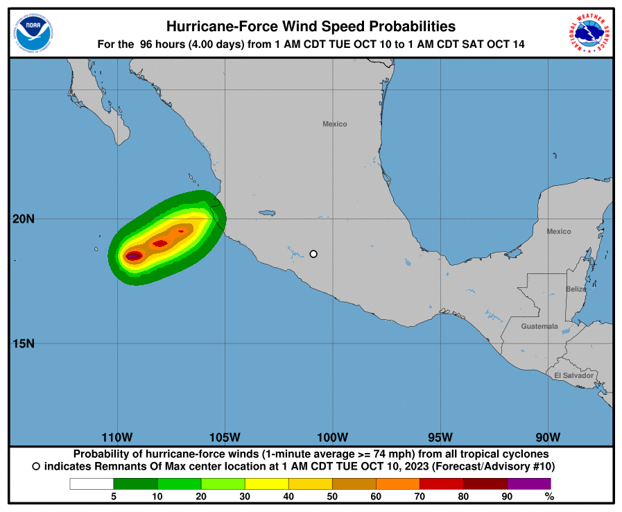 [Image of probabilities of 64-kt winds]