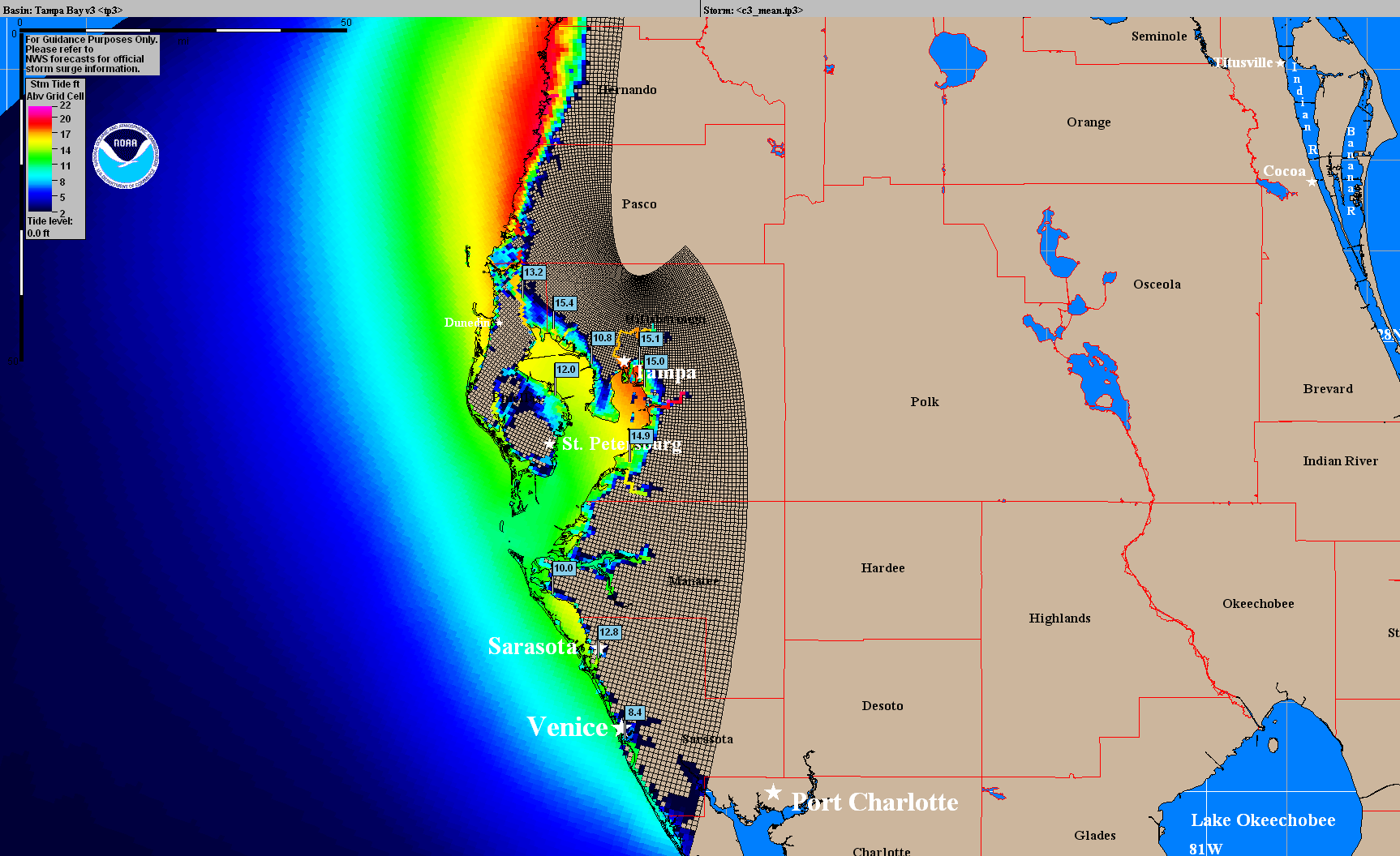 Noaa Storm Surge Map - World Map