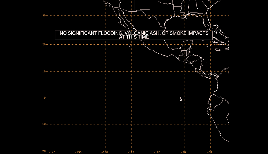 Map of East Pacific with Graphicast