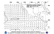 24-h Wind/Wave Forecast - Eastern North Pacific