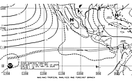 24-h Surface Forecast - Eastern North Pacific