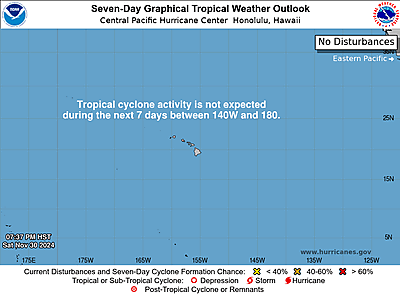 Central North Pacific 7-Day Graphical Outlook Image