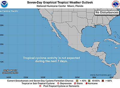 Eastern North Pacific 7-Day Graphical Outlook Image